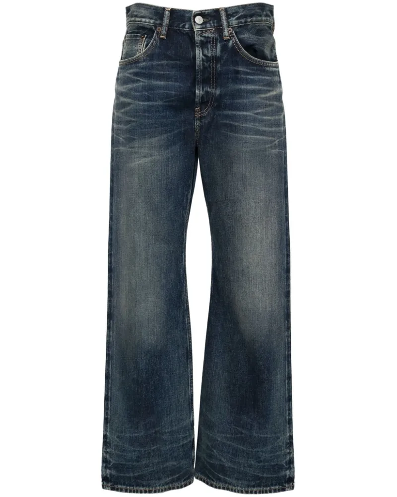 Acne Studios Jeans mit weitem Bein Blau