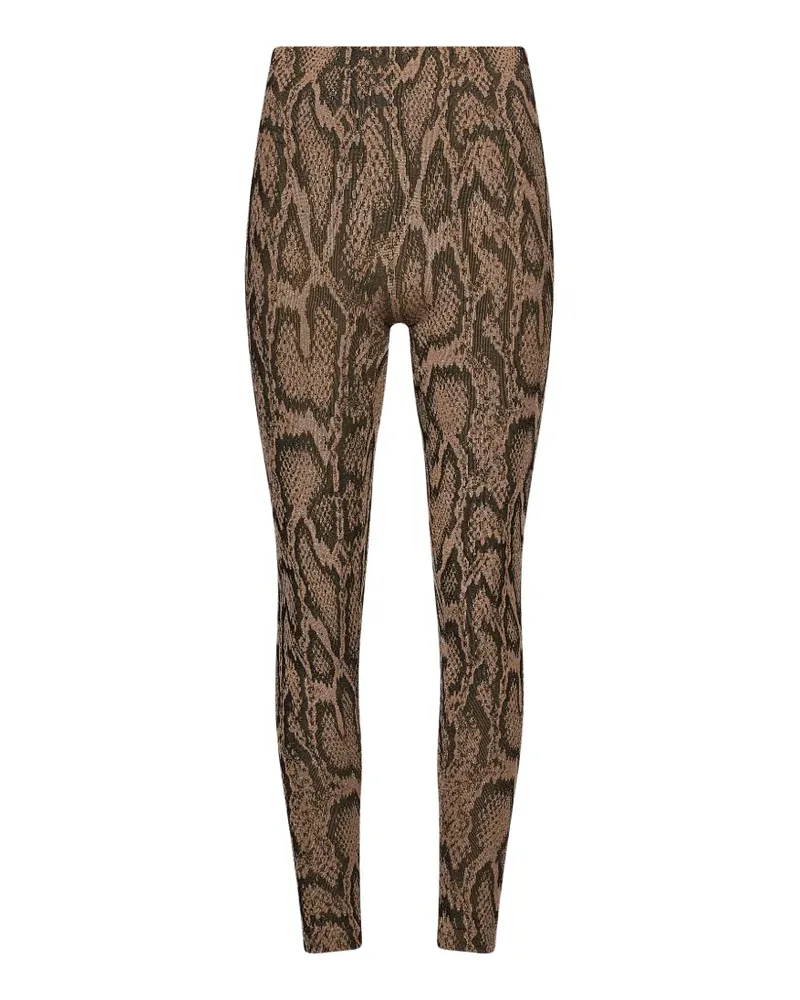 Wolford Hose mit Schlangen-Effekt - Braun Braun