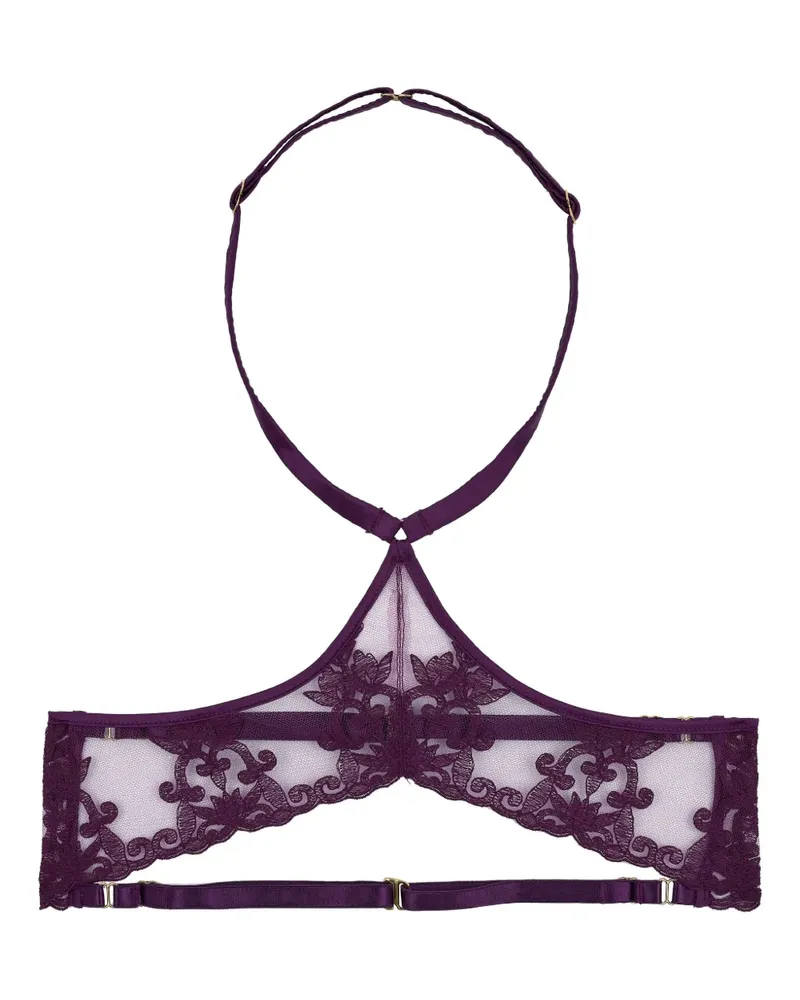 Fleur Of England Harness mit Stickerei - Violett Violett