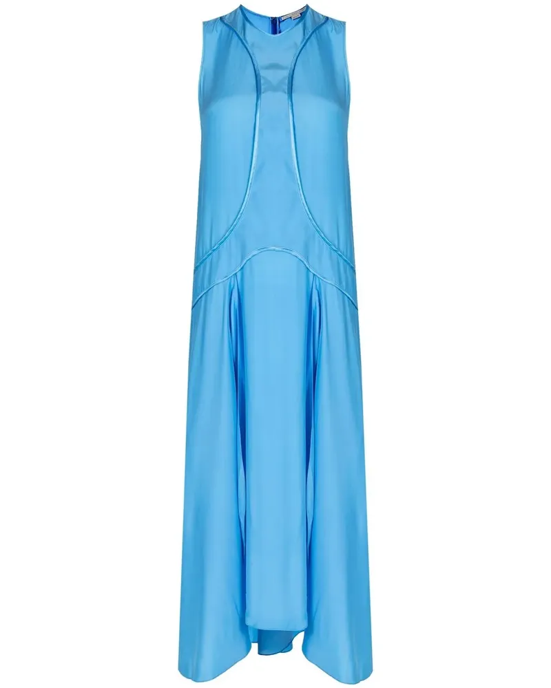 Stella McCartney Ausgestelltes Trägerkleid - Blau Blau