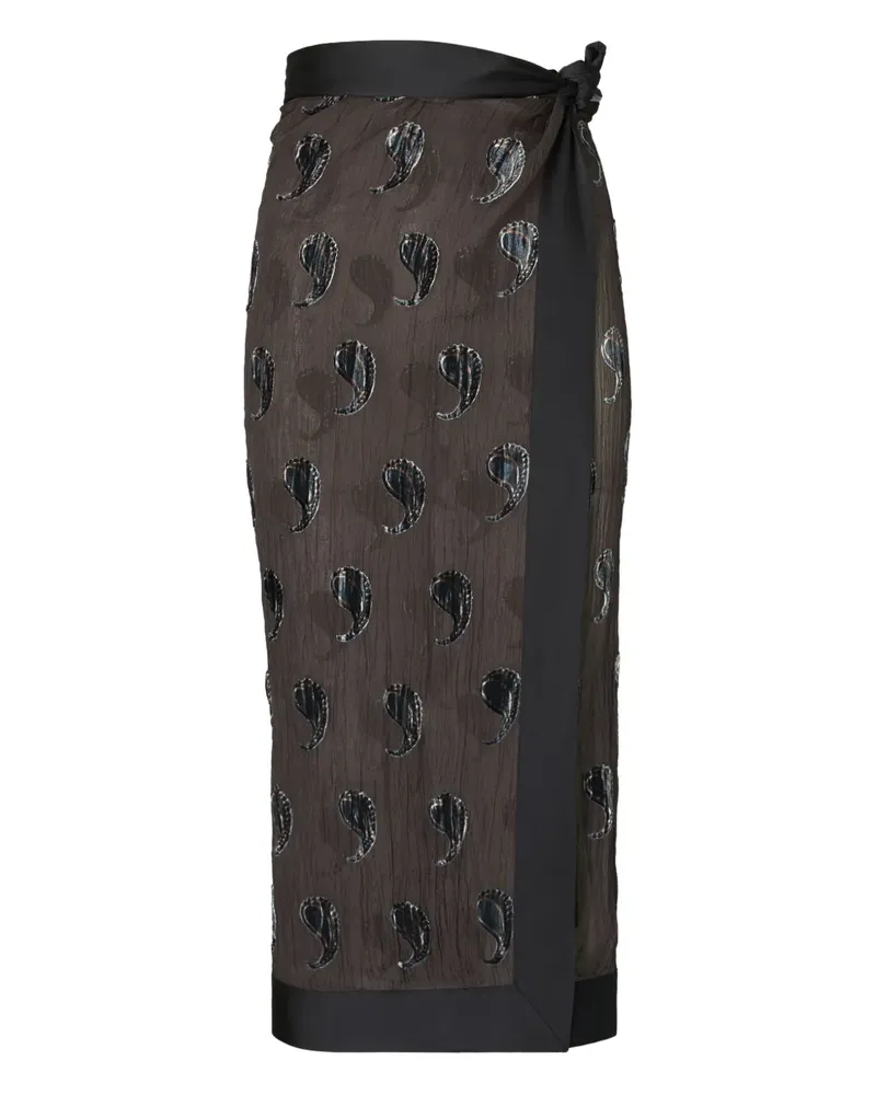 Tory Burch paisley pareo - Braun Braun