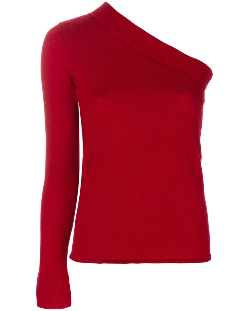 Cashmere In Love Asymmetrisches Kaschmiroberteil Rot