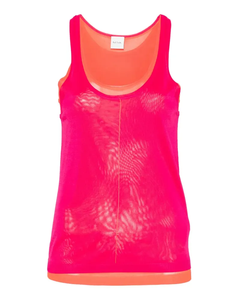 Paul Smith Top im Layering-Look - Rosa Rosa