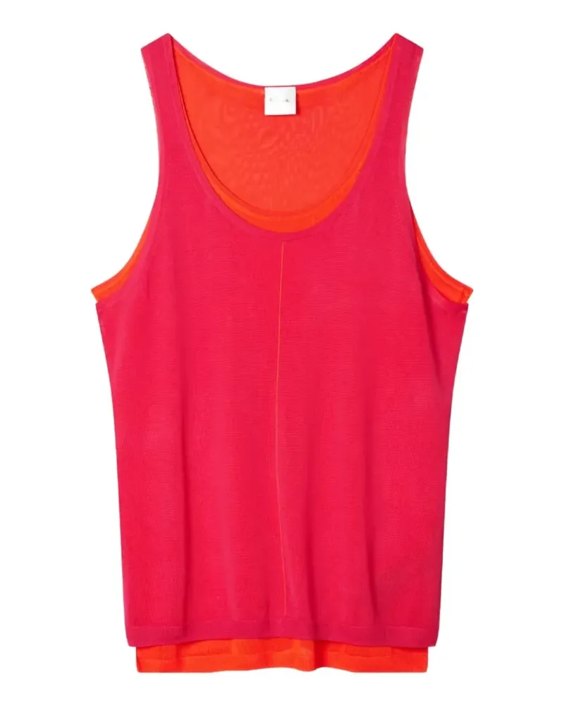 Paul Smith Top im Layering-Look - Rosa Rosa