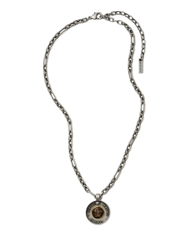 Versace Halskette mit Logo-Detail - Silber Silber