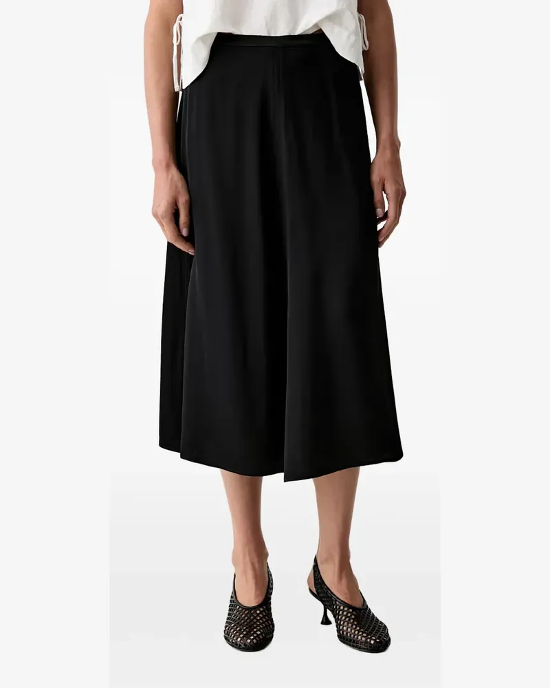 Marc O'Polo Midirock mit hohem Bund - Schwarz Schwarz