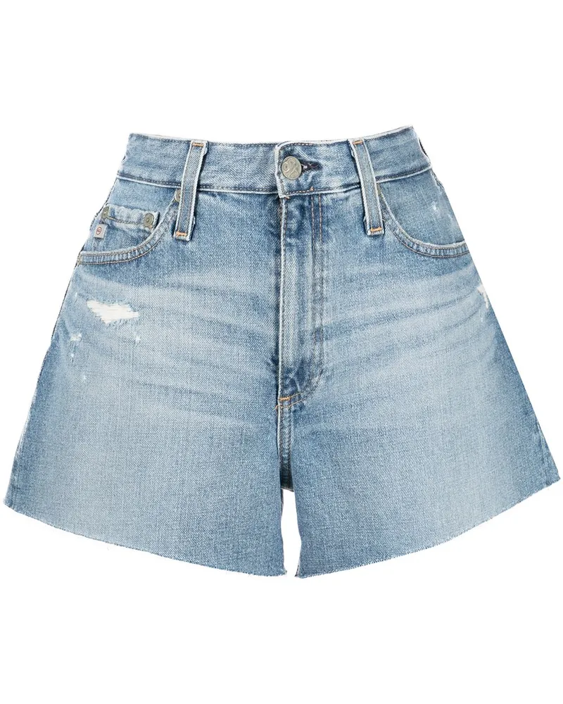 Adriano Goldschmied Hoch sitzende Jeans-Shorts - Blau Blau