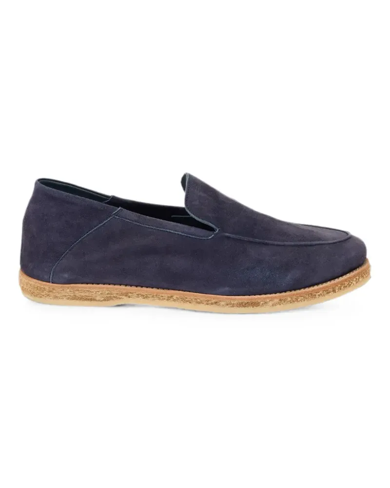 Fedeli Slip-On-Sneakers aus Wildleder - Blau Blau