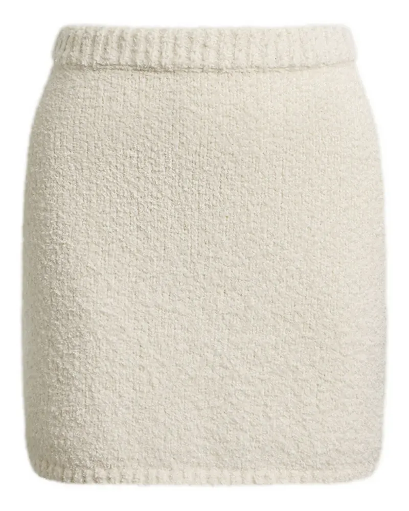 12 STOREEZ Gestrickter Minirock - Nude Nude