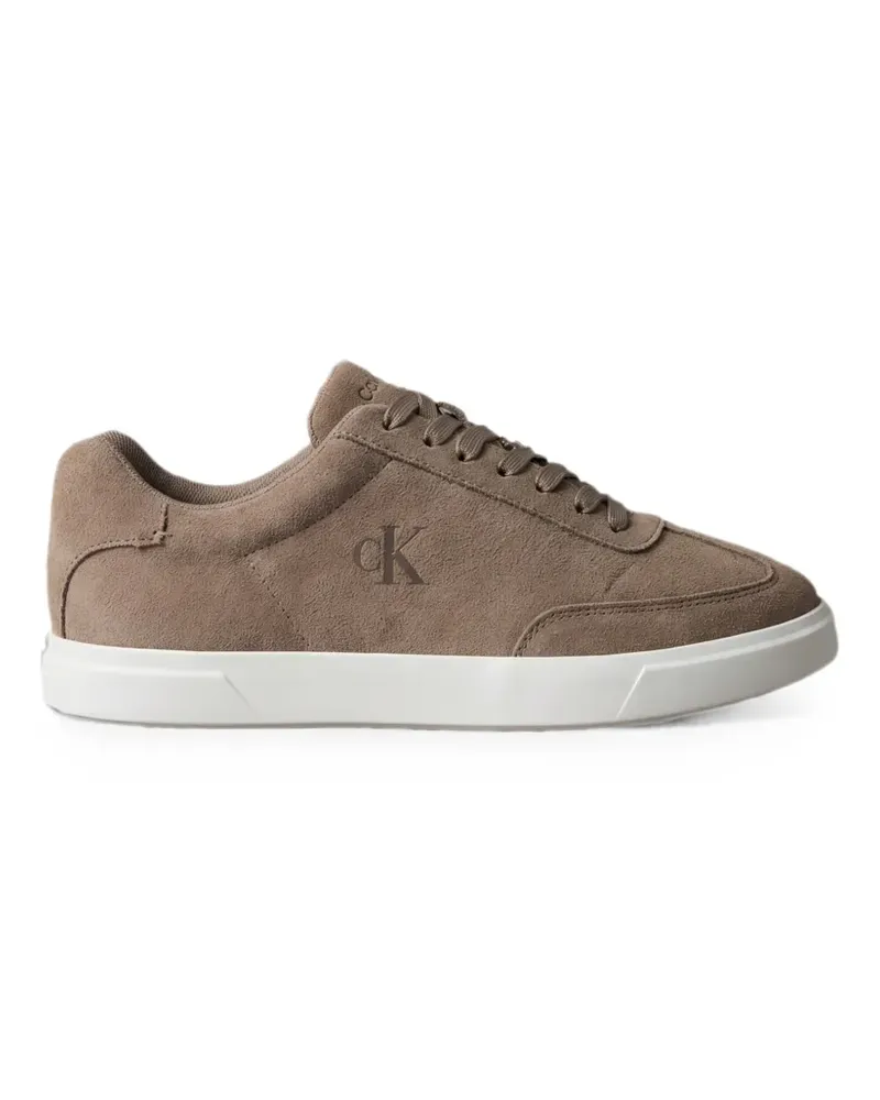 Calvin Klein logo-print sneakers - Braun Braun