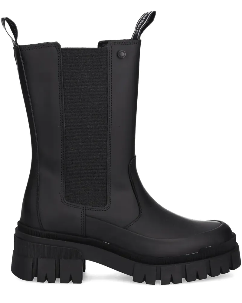 Barbour Stiefel mit Profilsohle - Schwarz Schwarz