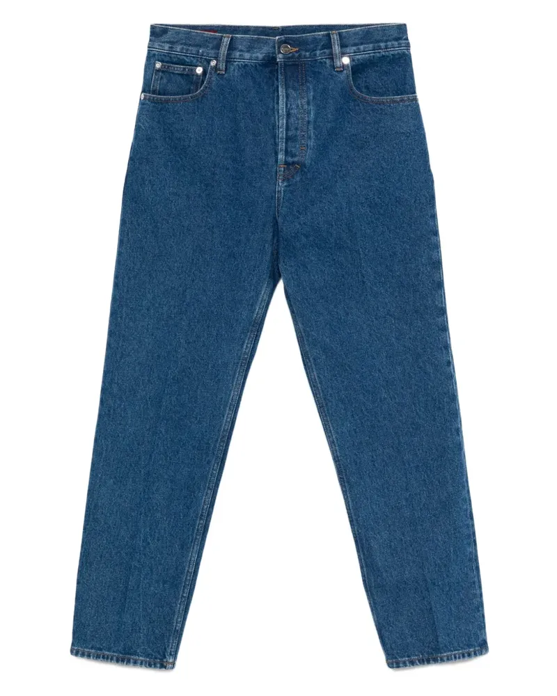Gucci Gerade Jeans im Five-Pocket-Design - Blau Blau