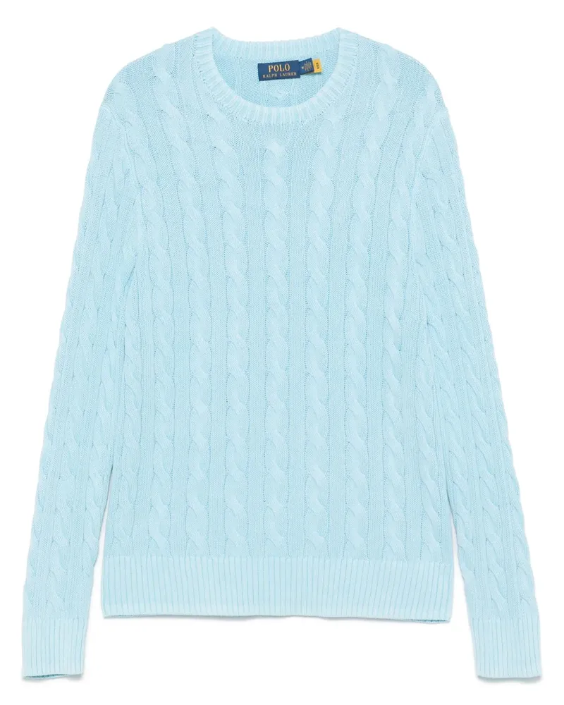 Ralph Lauren Pullover mit Zopfmuster - Blau Blau