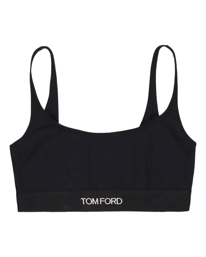 Tom Ford logo-band bra - Schwarz Schwarz