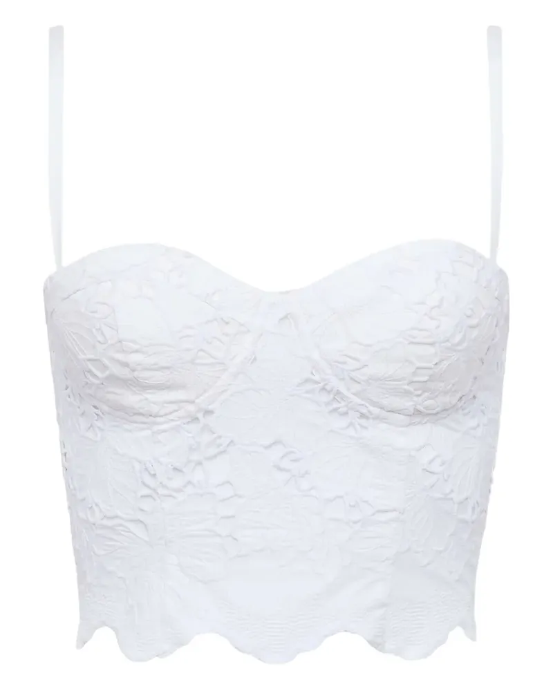L'Agence Bralet mit Spitze - Weiß Weiß