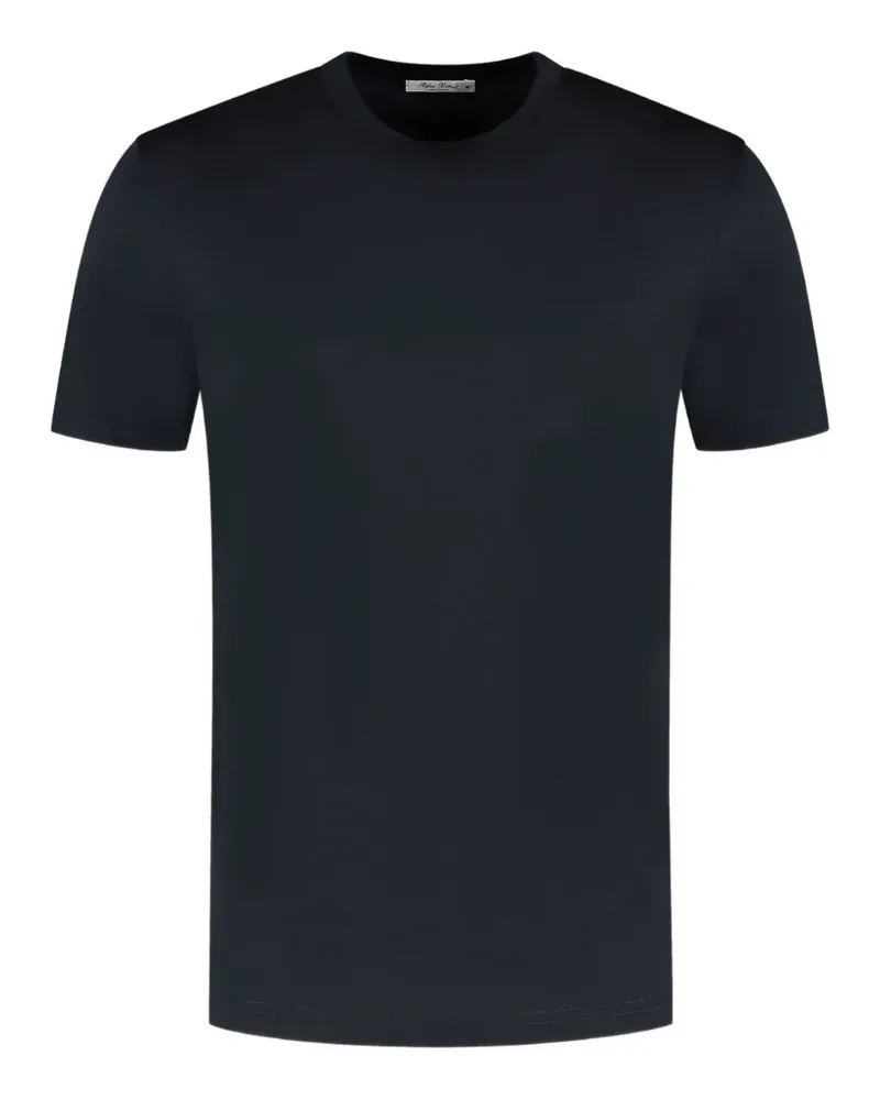 Stefan Brandt Eli Super 60 crew-neck short-sleeve T-shirt - Blau Blau