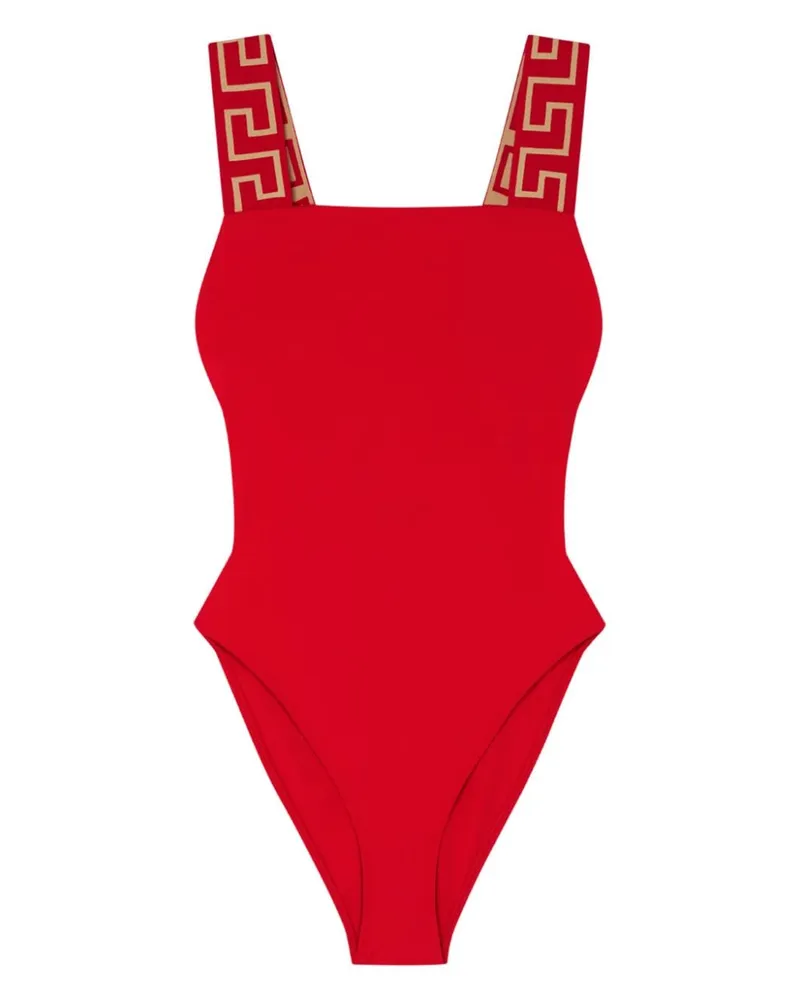 Versace Greca Badeanzug - Rot Rot