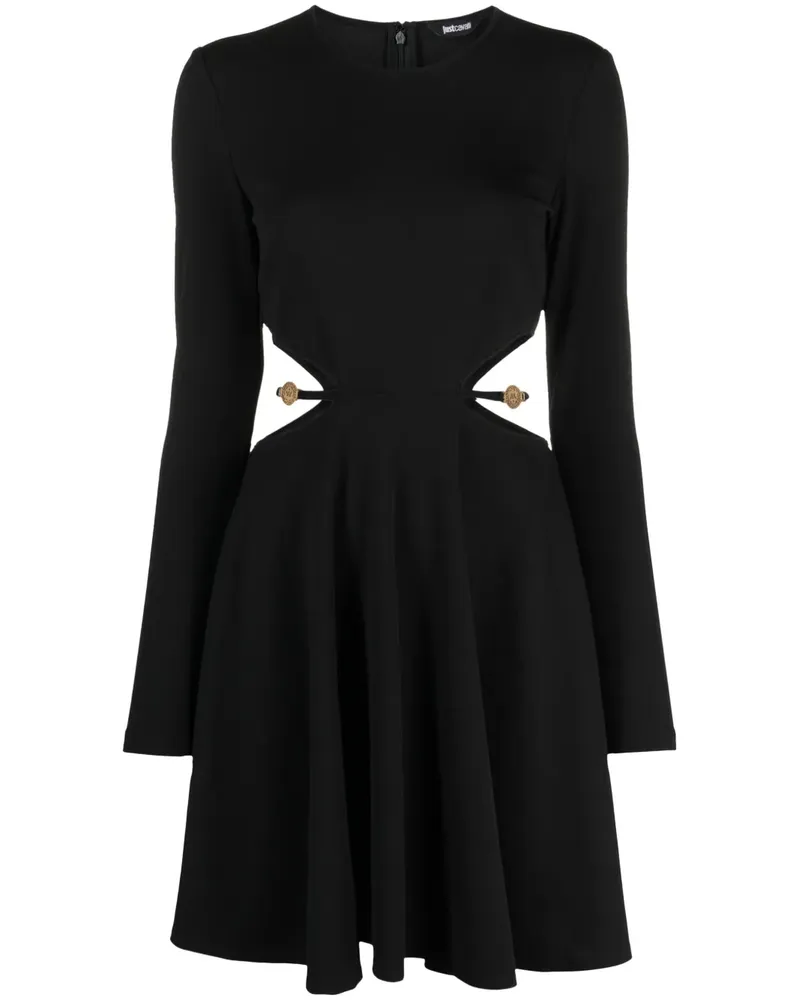 Just Cavalli Verziertes Minikleid - Schwarz Schwarz