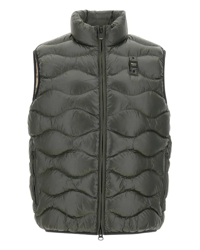 Blauer Danny wave quilted gilet - Grün Grün