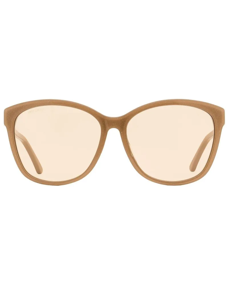Jimmy Choo Lidie Butterfly Sonnenbrille - Nude Nude