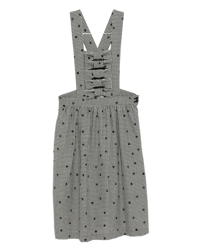 Comme des Garçons checked dress - Schwarz Schwarz