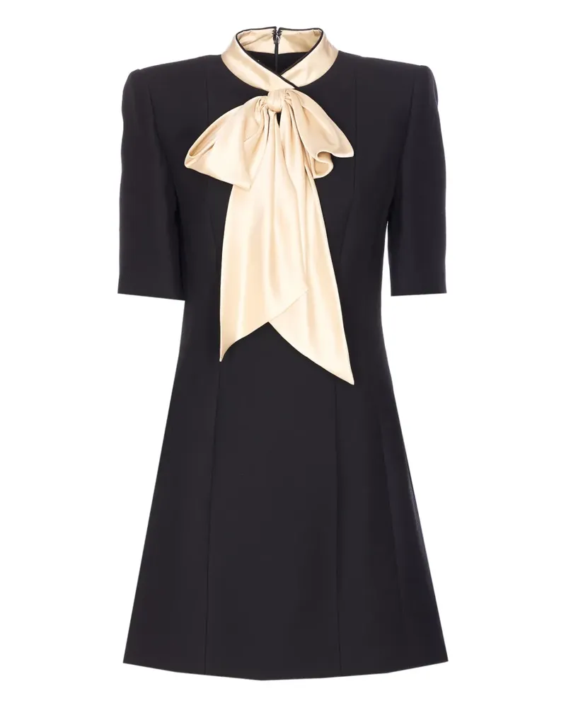 Valentino Garavani Minikleid mit Schleifendetail - Schwarz Schwarz