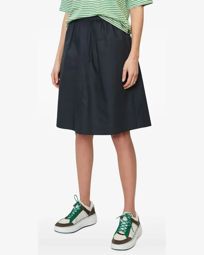 Marc O'Polo Minirock mit Raffung - Blau Blau