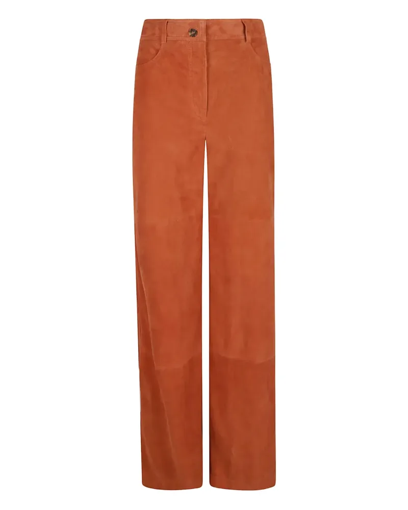 Alberta Ferretti high-waisted trousers - Orange Orange