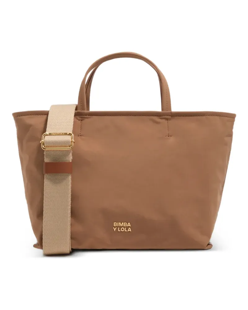 BIMBA Y LOLA Mittelgroße Tote Bag mit Logo - Braun Braun