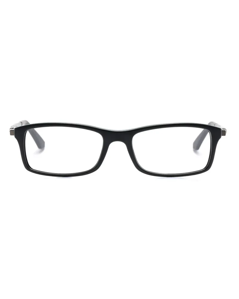 Ray Ban Brille mit eckigem Gestell - Grau Grau