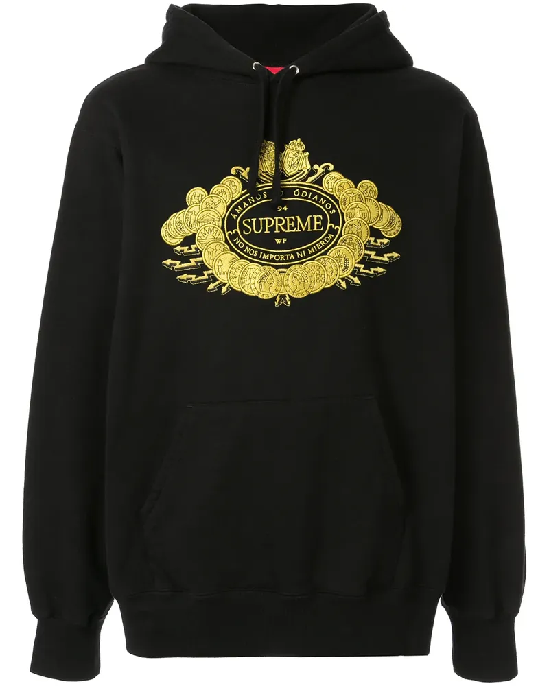 Supreme Being Love or Hate' Sweatshirt - Schwarz Schwarz