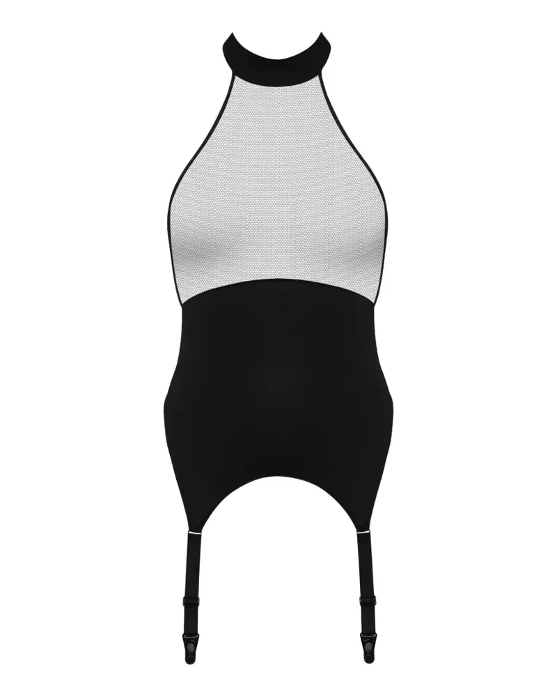 Maison Close Pure Tentation Neckholder-Jumpsuit - Schwarz Schwarz