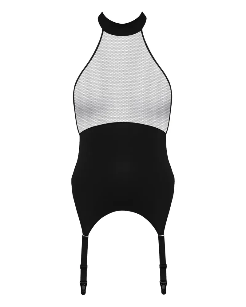 Maison Close Pure Tentation Neckholder-Jumpsuit - Schwarz Schwarz