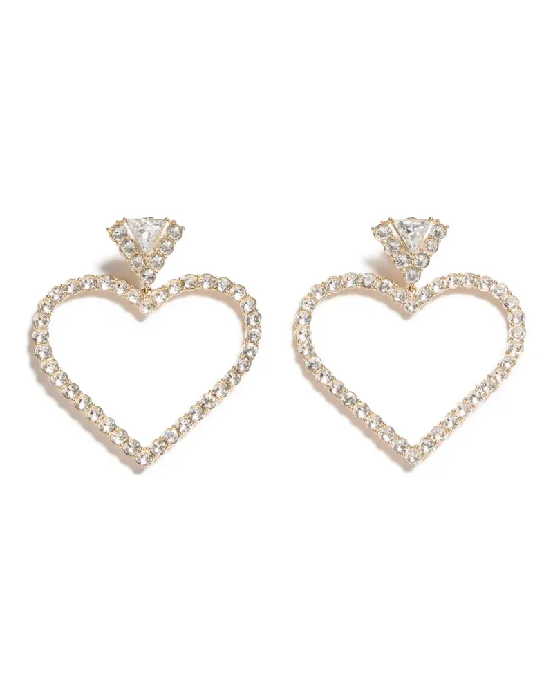 Valentino Garavani Coeur Royal Ohrringe aus Metall und Swarovski® Kristallen - Gold Gold