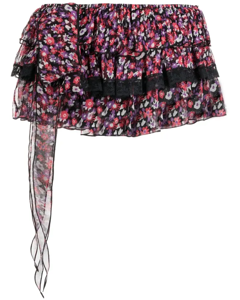 Dsquared2 Shorts mit Print - Schwarz Schwarz