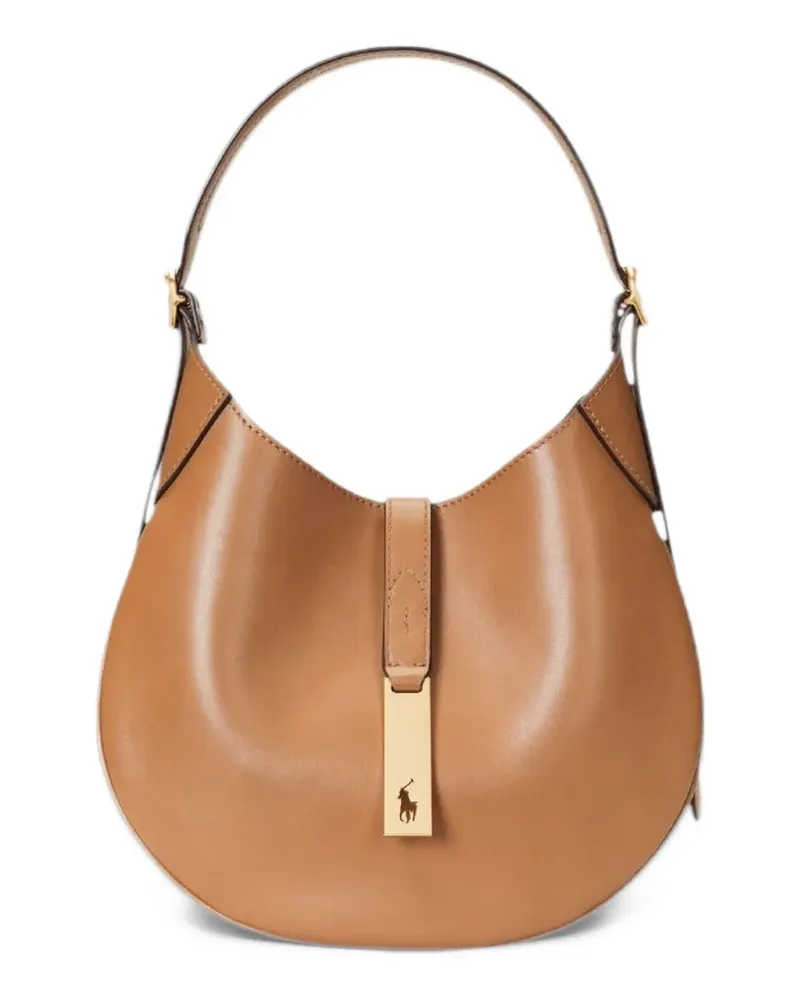 Ralph Lauren Polo Id leather small shoulder bag - Braun Braun