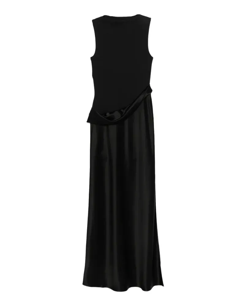 Nanushka draped maxi dress - Schwarz Schwarz
