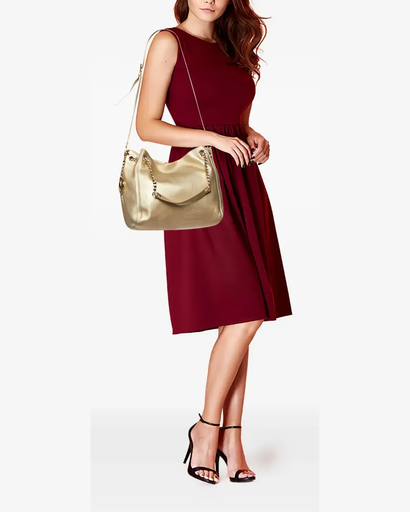 Michael Kors Frankie drawstring tote bag - Gold Gold