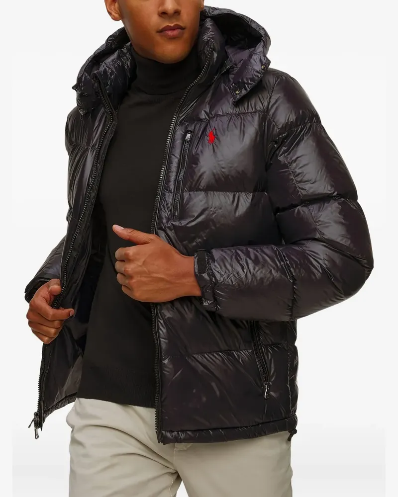 Ralph Lauren hooded zip bomber - Schwarz Schwarz