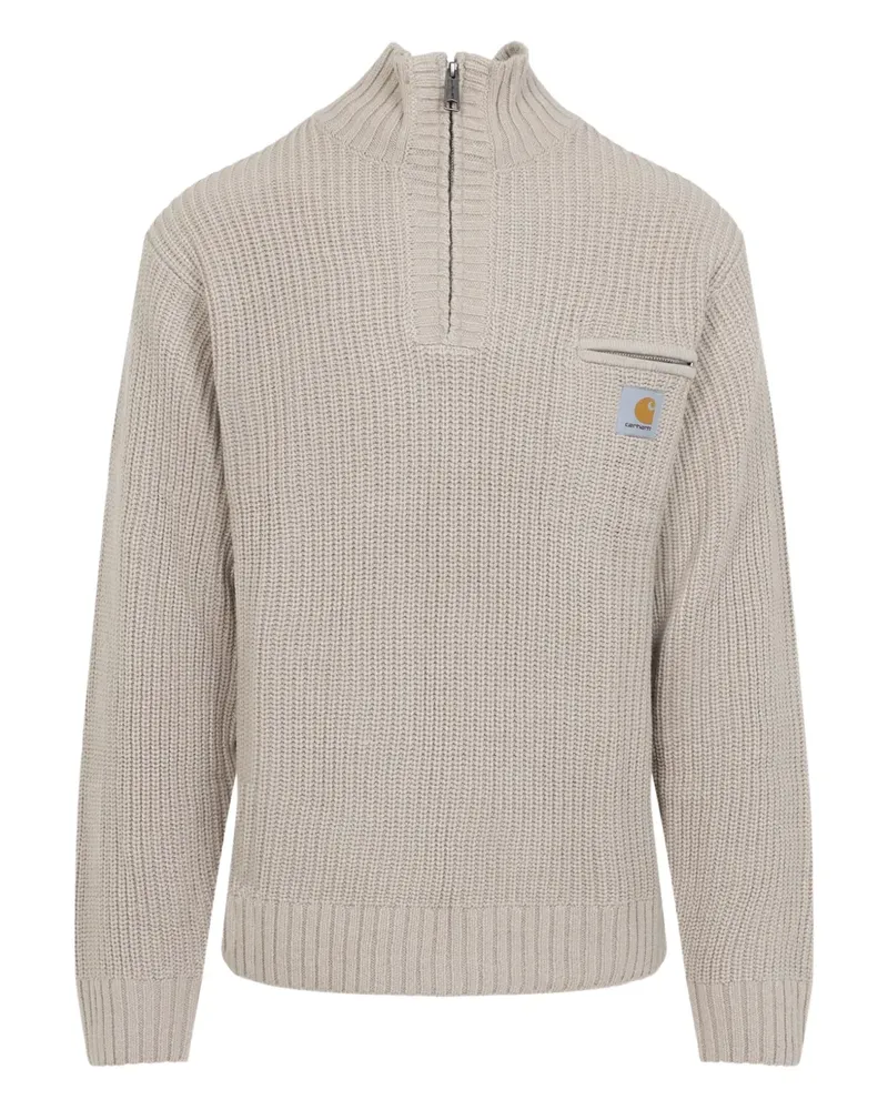 Carhartt WIP Detroit half-zip sweater - Nude Nude
