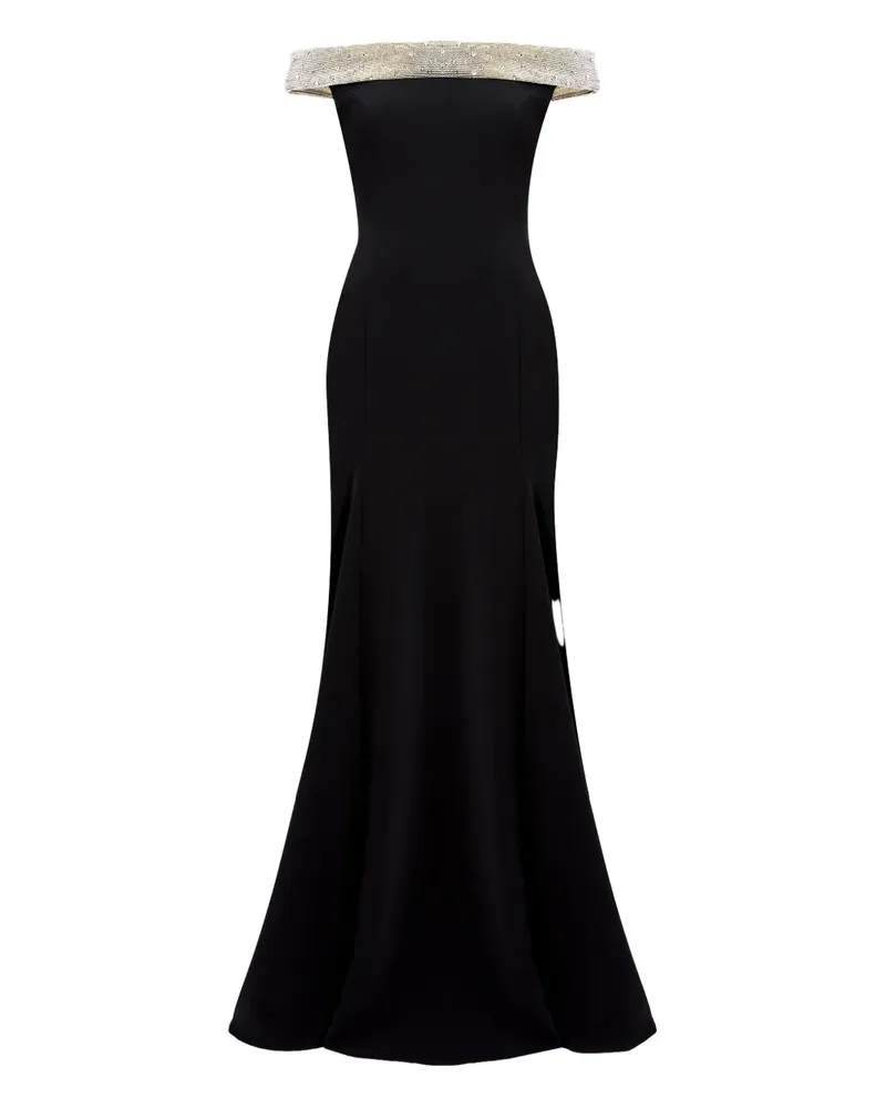 Jenny Packham Enigma Kleid - Schwarz Schwarz