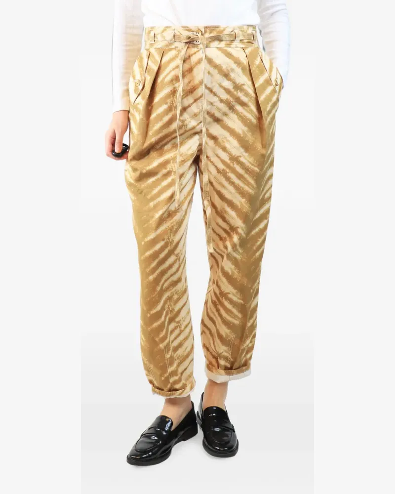 Ulla Johnson animal-print trousers - Braun Braun