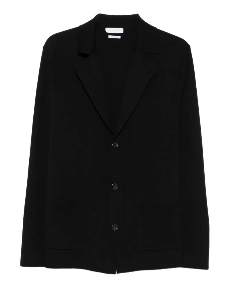 Daniele Fiesoli Cardigan mit aufgesetzter Tasche - Schwarz Schwarz
