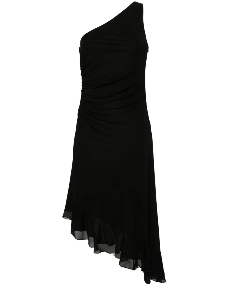 Twin-Set Drapiertes Kleid - Schwarz Schwarz