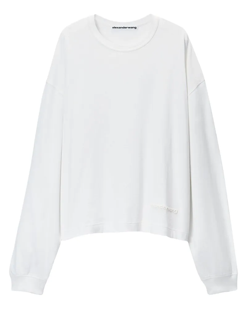 Alexander Wang T-Shirt aus Baumwolljersey - Weiß Weiß