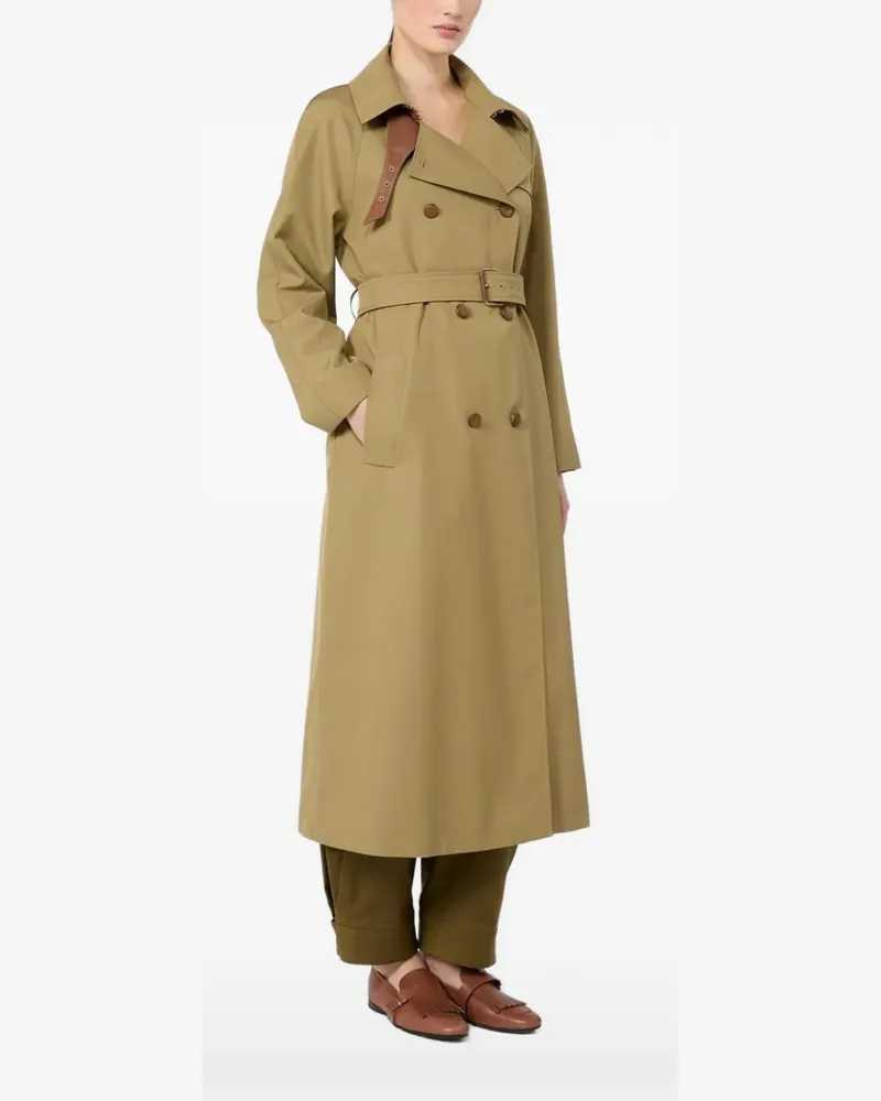 Max Mara Wasserabweisender Trenchcoat aus Gabardine - Nude Nude