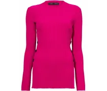 Gerippter Pullover - Rosa