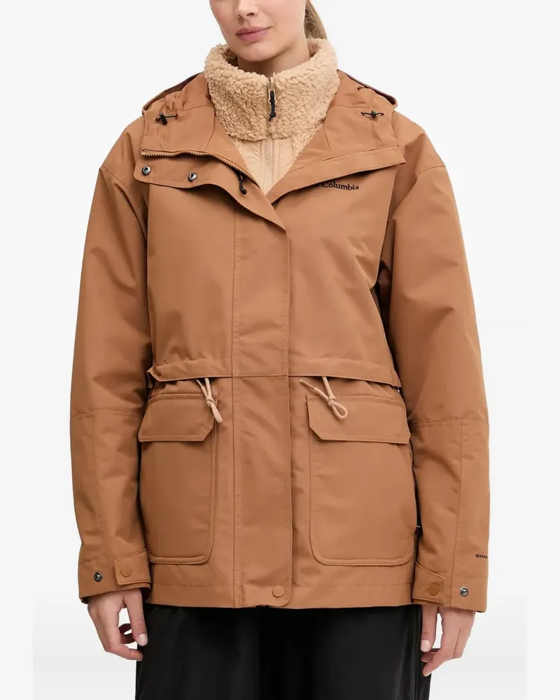 Columbia Sportswear Company drawstrings hooded jacket - Braun Braun