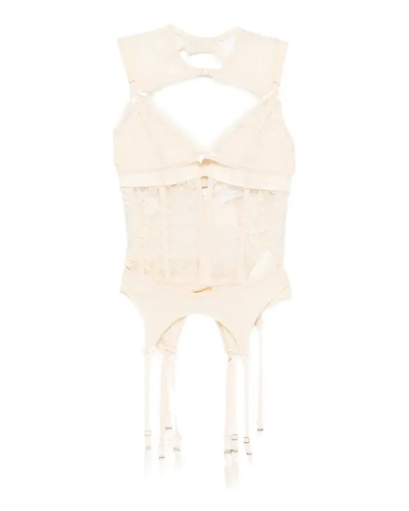 Zimmermann Valiant Lingerie mit Spitzenbesatz - Nude Nude