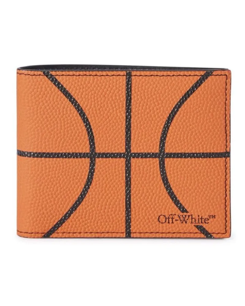 OFF-WHITE Basketball Classic Portemonnaie Orange